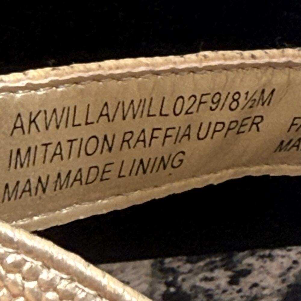 Anne Klein Espadrilles Sandal Wo’s Size 8.5M - Picture 9 of 13